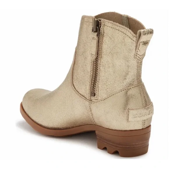 SOREL Lola ll Bootie in Sandy Tan “Gold” NWT Size 9.5 - Picture 4 of 16
